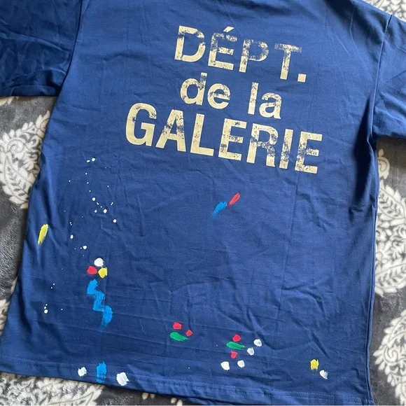 Gallery Dept Paint Splatter T-Shirt - Picture 2 of 3